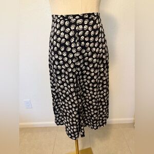 DVF Rosalita Silk Printed Midi Skirt - size 10